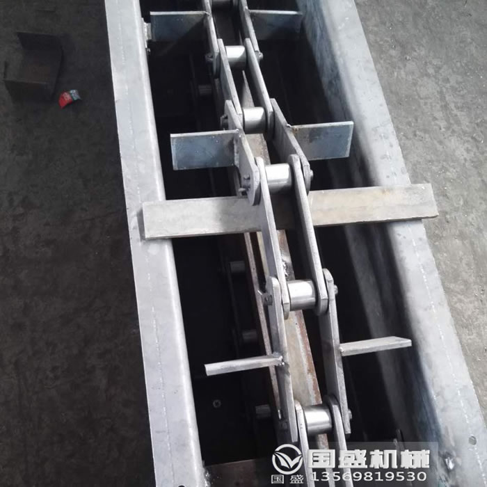 石灰渣双环链刮板输送机 石灰渣双环链刮板输送机